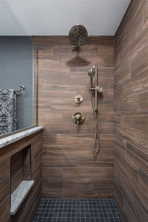 Stylish Wood Look Tile Ideas For Bathrooms Shelterness