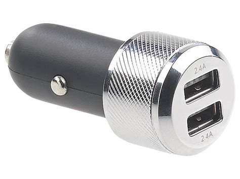 Chargeur USB Pour Allume Cigare 12v Avec 2 Ports USB 2 1A Chargeurs