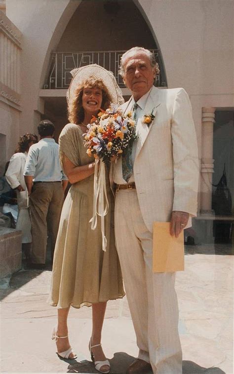 Newlyweds Linda And Charles Bukowski After Manly P Hall Married Them