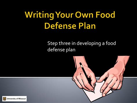 Ppt Writing Your Own Food Defense Plan Powerpoint Presentation Free