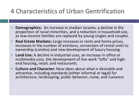 Urban Gentrification