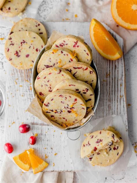 Cranberry Orange Shortbread Cookies Cookin With Mima