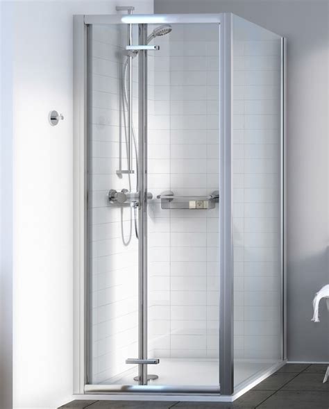 Aqualux Source 900mm Bi Fold Shower Door 1192604