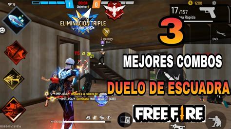 3 MEJORES COMBOS DE HABILIDADES PARA DUELO DE ESCUADRA EN FREE FIRE