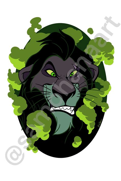 Scar Be Prepared the Lion King Inspired Large Poster by - Etsy