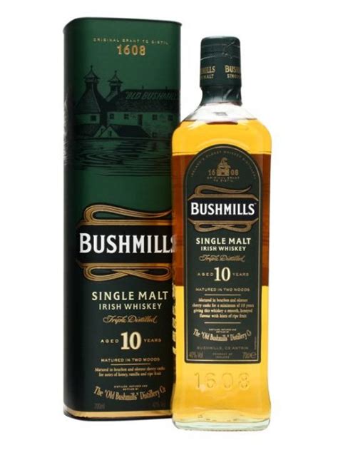Bushmills 10 Year Old - Ирландский односолодовый виски: рейтинг, отзывы ...