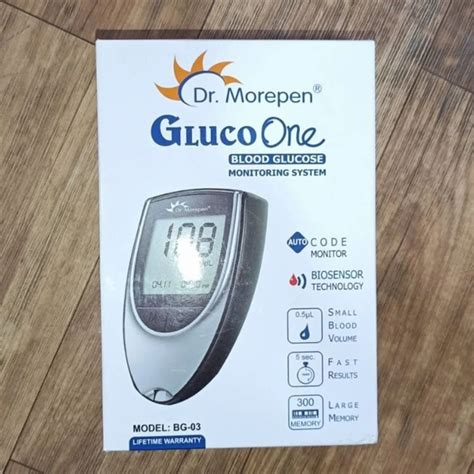 Dr Morepen Bg Gluco One Blood Glucose Monitor System Number Of