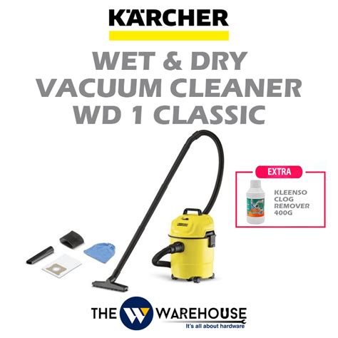 Karcher Wet And Dry Vacuum Cleaner WD 1 Classic Lazada