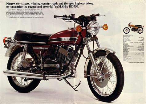 Мотоцикл Yamaha Rd 350 1974 Цена Фото Характеристики Обзор