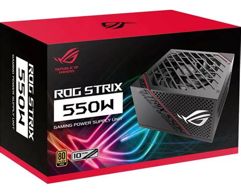 Fuente de Poder Rog Strix 550w 80 Plus Gold 550g Mebuscar México