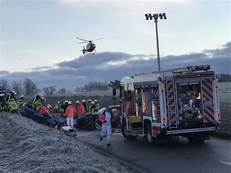 13 Februar 2018 Verkehrsunfall L382 Otterberg Baalborn