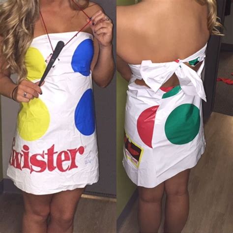 Diy Halloween Twister Costume Abc Party Costumes Couple Halloween