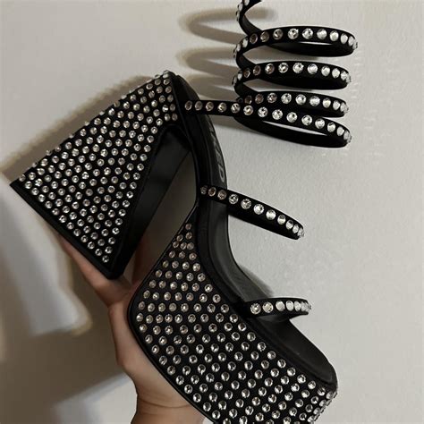 Naked Wolfe Black Diamond Magic Platform Boots Depop