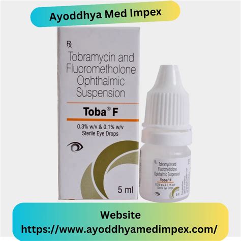 Tobramycin And Fluorometholone Ophthalmic Suspension 5 Ml At Rs 163