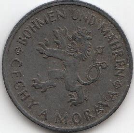 1 Krone Böhmen und Mähren 1941 1944 623 Coins of Germany