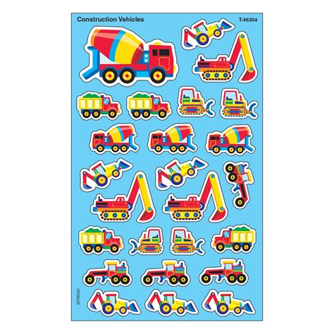 Construction Vehicle Stickers - Home Messenger