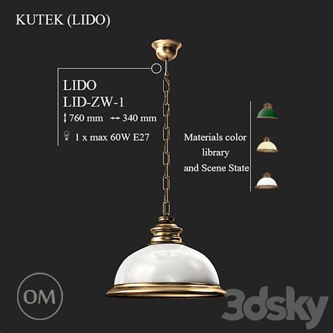 KUTEK LIDO LID ZW 1 Pendant Light 3D Model