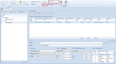 Unconfirmed And Canceled Statuses Of A Vat Invoice Comarch Erp Standard 2022 1 Knowledge Base