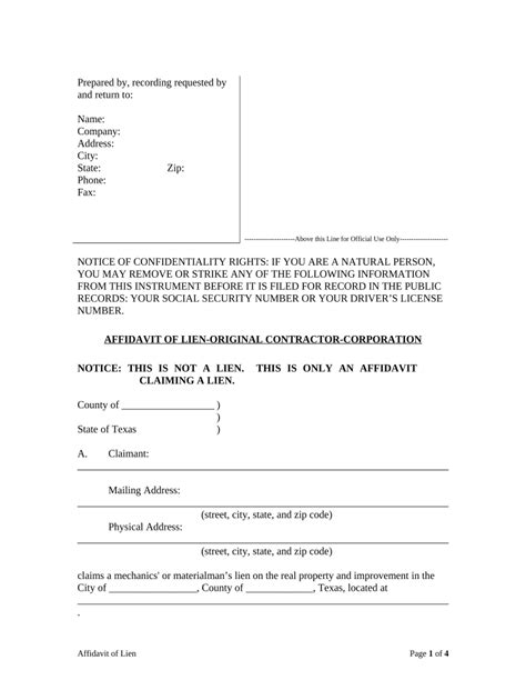 Form Affidavit Lien Fill Out Sign Online Dochub Hot Sex Picture