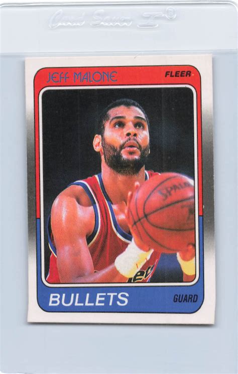 1988 89 Fleer 117 Jeff Malone Bullets NM MT 2929 EBay