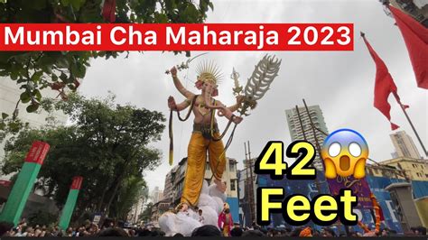 Tallest Ganpati Mumbai Cha Maharaja 2023 Mumbai Ganpati Aagman 2023