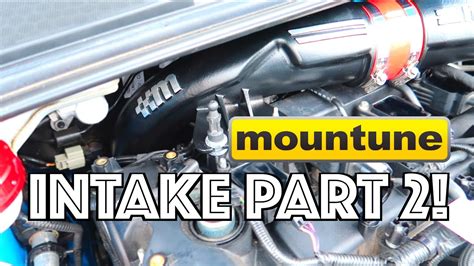 Mountune Secondary Intake Kit Install Focus Rs Youtube