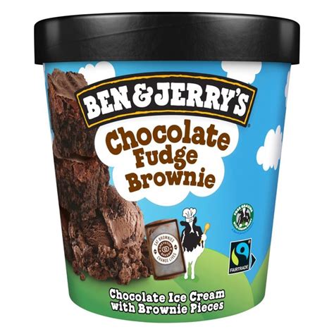 Ben And Jerrys Chocolate Fudge Brownie Ice Cream Tub Ocado