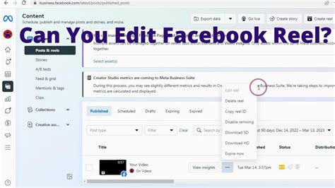 How to Edit a Facebook Reel After Posting Hướng Dẫn Toàn Diện Và Mẹo Hay