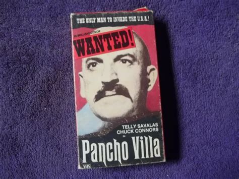 Bande Vhs Vintage Pancho Villa 1972 Telly Savalas Anne Francis Clint Walker 1985 Eur 1144