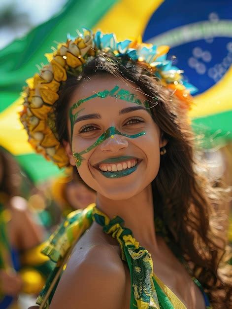 Celebra O Do Dia Da Independ Ncia Do Brasil Festival E A Bandeira