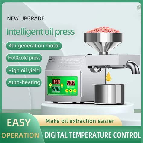 R3S R3 Cold Hot Oil Press Intelligent Temperature Control Oil