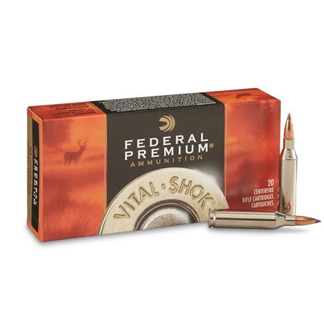 Federal Premium Centerfire Nosler Ballistic Tip Win Nbt