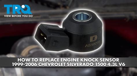 How To Replace Engine Knock Sensor Chevrolet Silverado