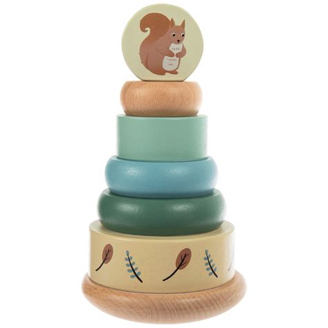 Squirrel Wood Stacking Ring Tower Toy Hobby Lobby 2420354