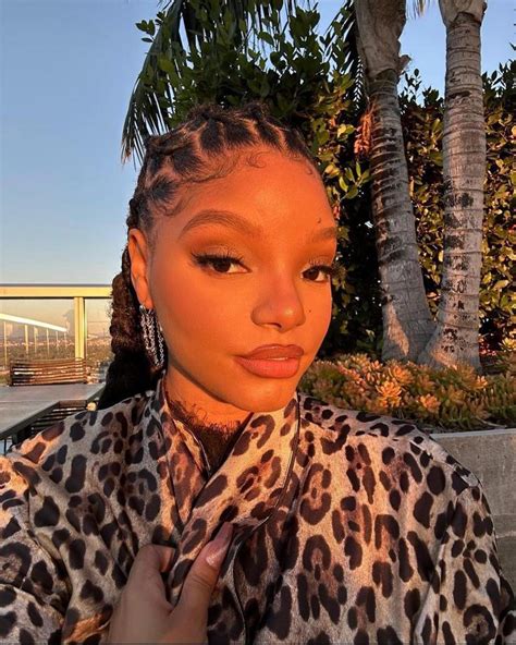 Halle Bailey Responds To Fans Asking About Her Pregnant Nose