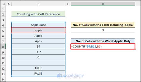 Excel Formula To Count Cells With Text All Criteria Included