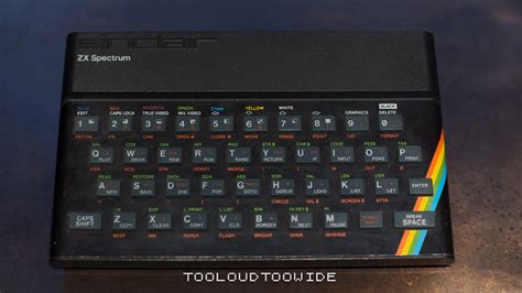 Sinclair Zx Spectrum 48k Tooloudtoowide