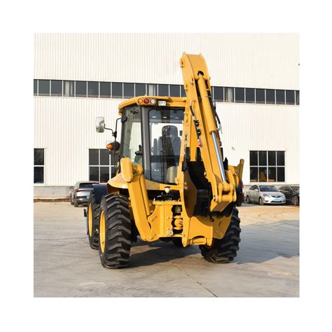 China 4 Wheel Drive New Backhoe And Loader Mini Tractor With Front End