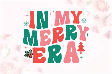 Retro Christmas In My Merry Era Svg Graphic By Craftlab Creative