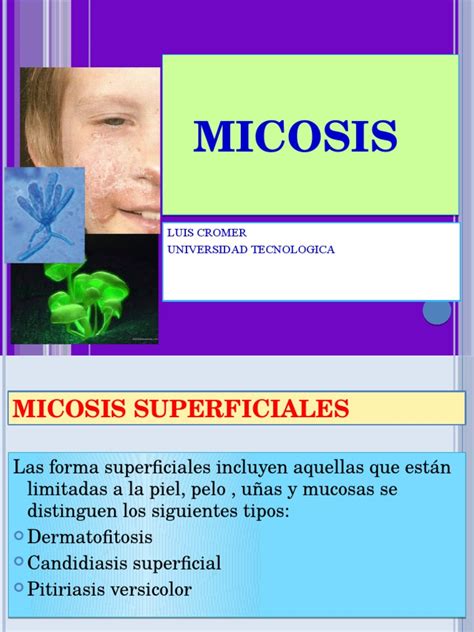 Micosis Pdf Candidiasis Microbiología