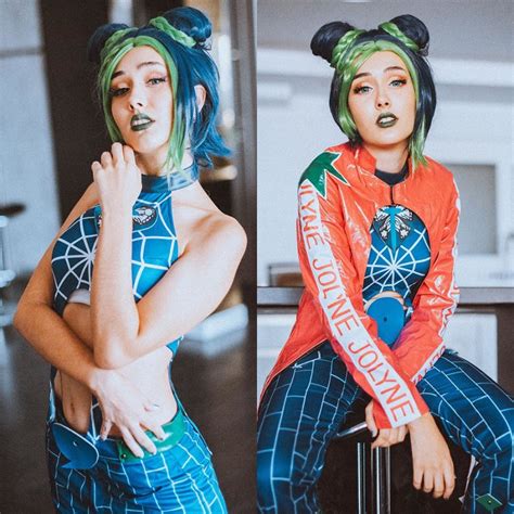 Cosfun Anime Jojos Bizarre Adventure Cosplay Jolyne Cujoh Kujo