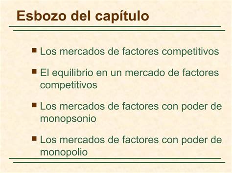 Mercado De Factores Pindick Rubinfield PPT