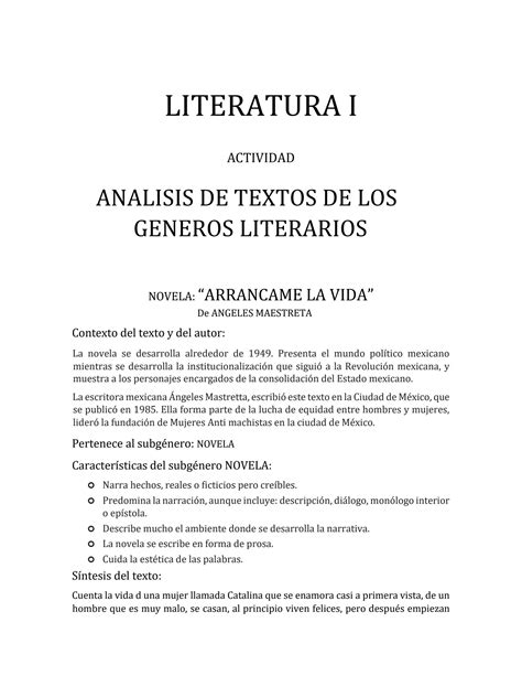 Ejemplos De Analisis De Textos Image To U