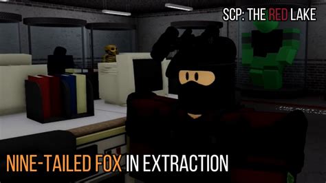 Nine Tailed Fox In Extraction Scp The Red Lake Roblox Youtube