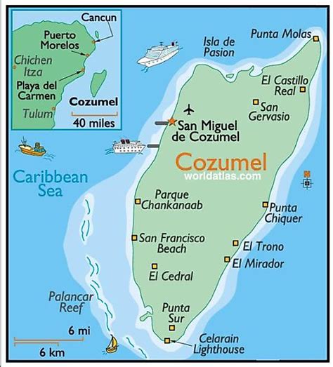 Map Mexico Cozumel Get Map Update