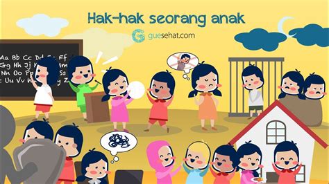 Contoh Gambar Hak Dan Kewajiban Anak Di Sekolah