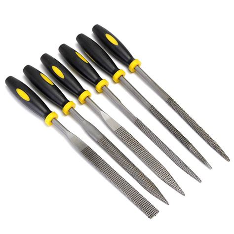 Cumpără 6pcs Mini Files Set Metal Filing Rasp Needle Wood Tools Hand Woodworking La Prețuri Mici