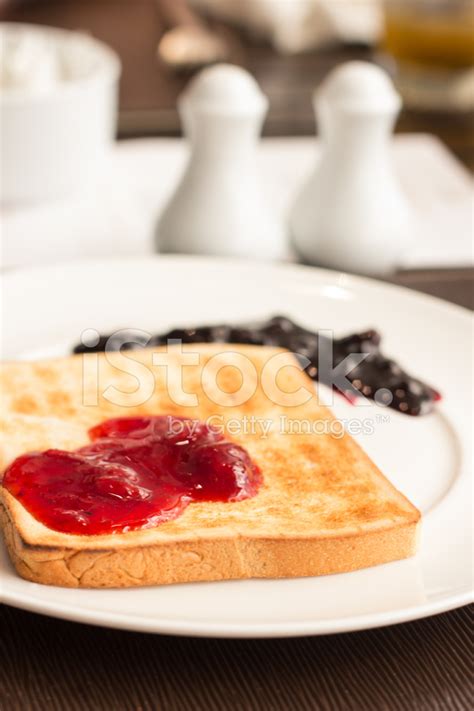 Jam On Toast Stock Photo | Royalty-Free | FreeImages