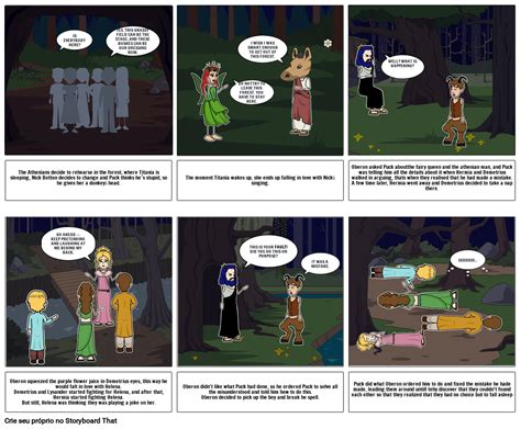 A Midsummer Nights Dream Storyboard By B1d126e5