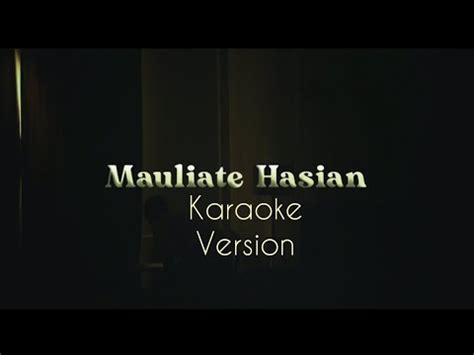 Mauliate Hasian Gok Malau Official Karaoke Youtube